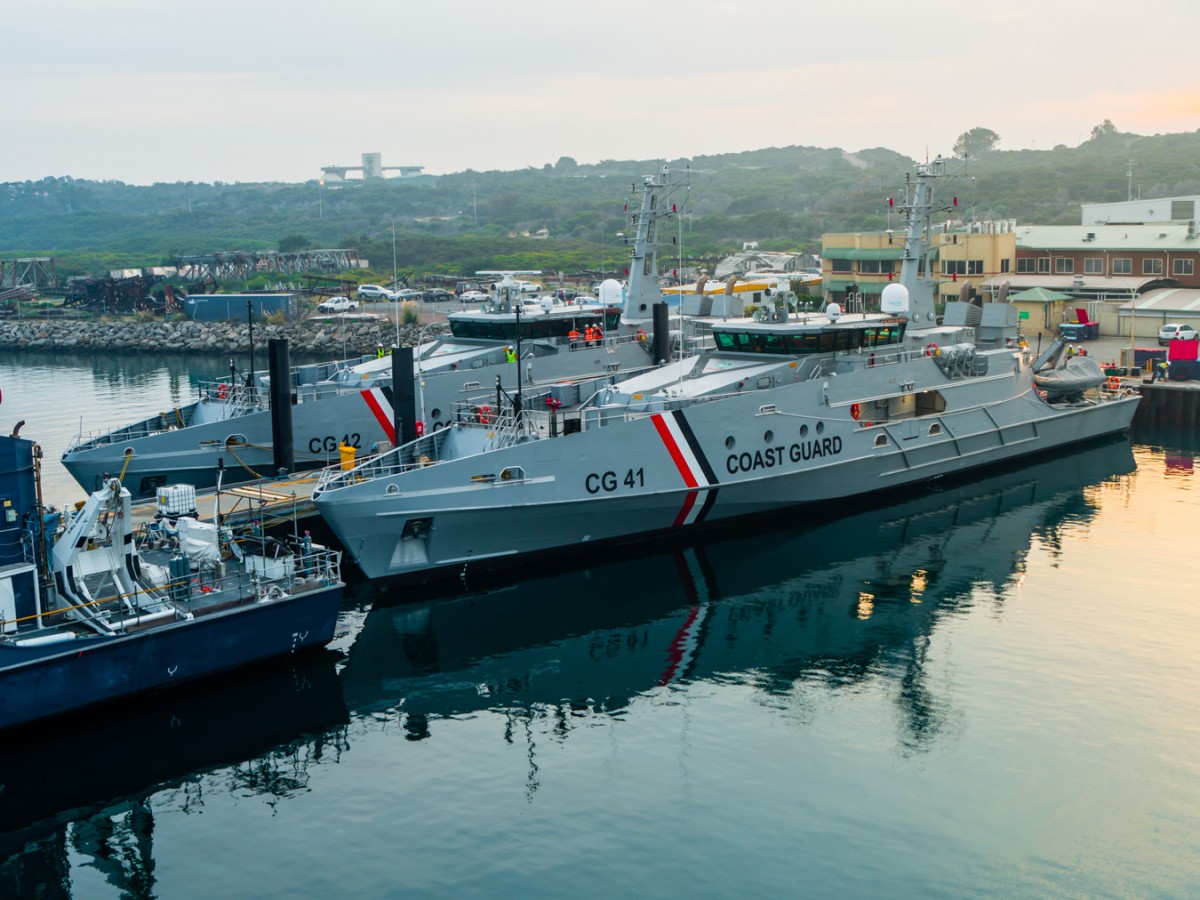 AUSTAL AUSTRALIA DELIVERS TWO CAPECLASS PATROL BOATS TO TRINIDAD AND